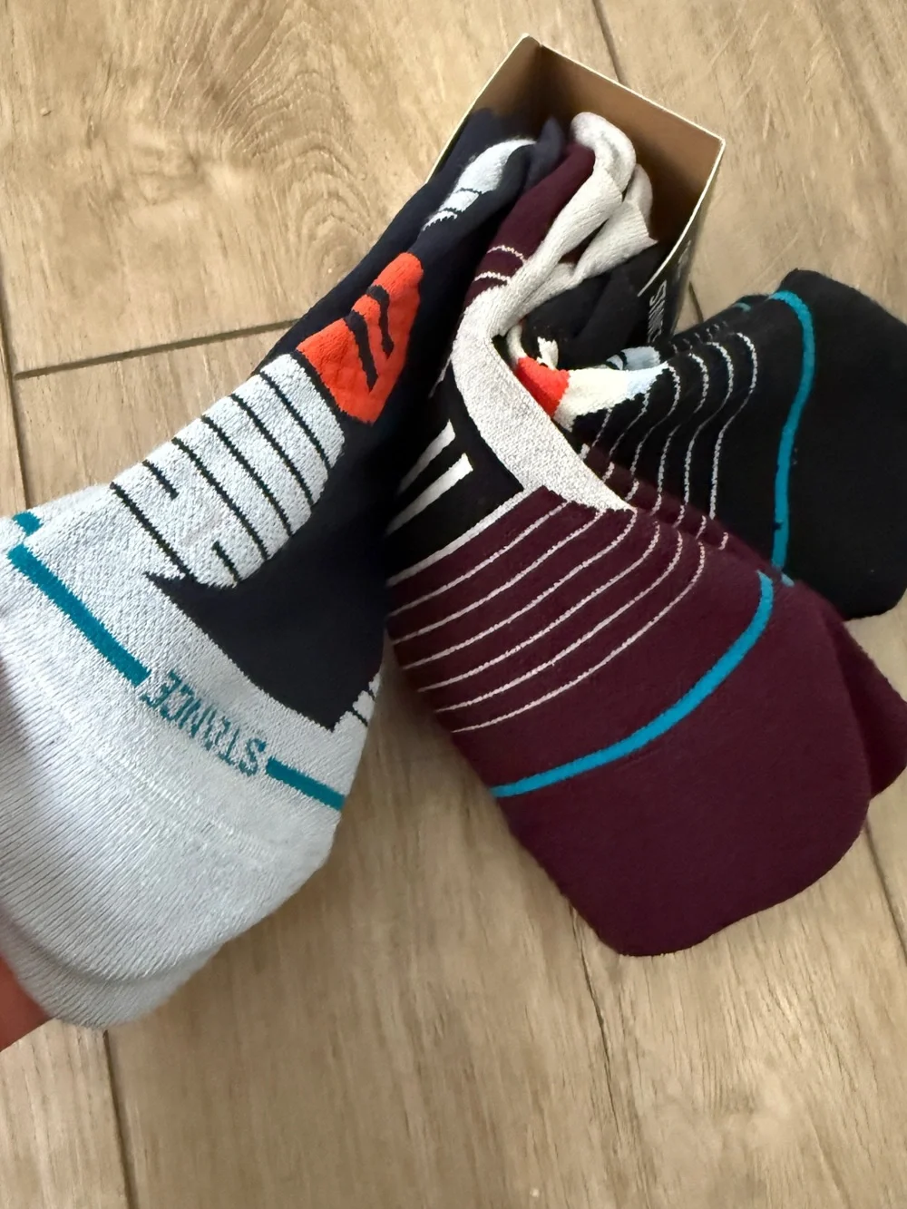 Stance Performance Socks Tab Height 3 Pair Pack Small